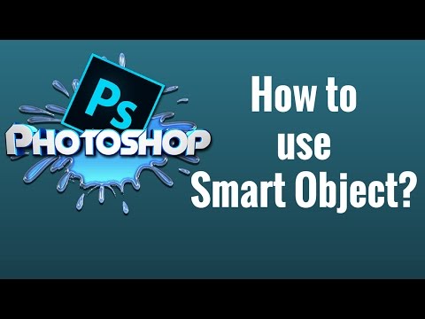 How to use Smart Object in Photoshop CC Tutorial