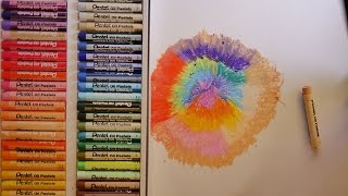 Review: Trying Pentel oil pastels. Cheap but any good?