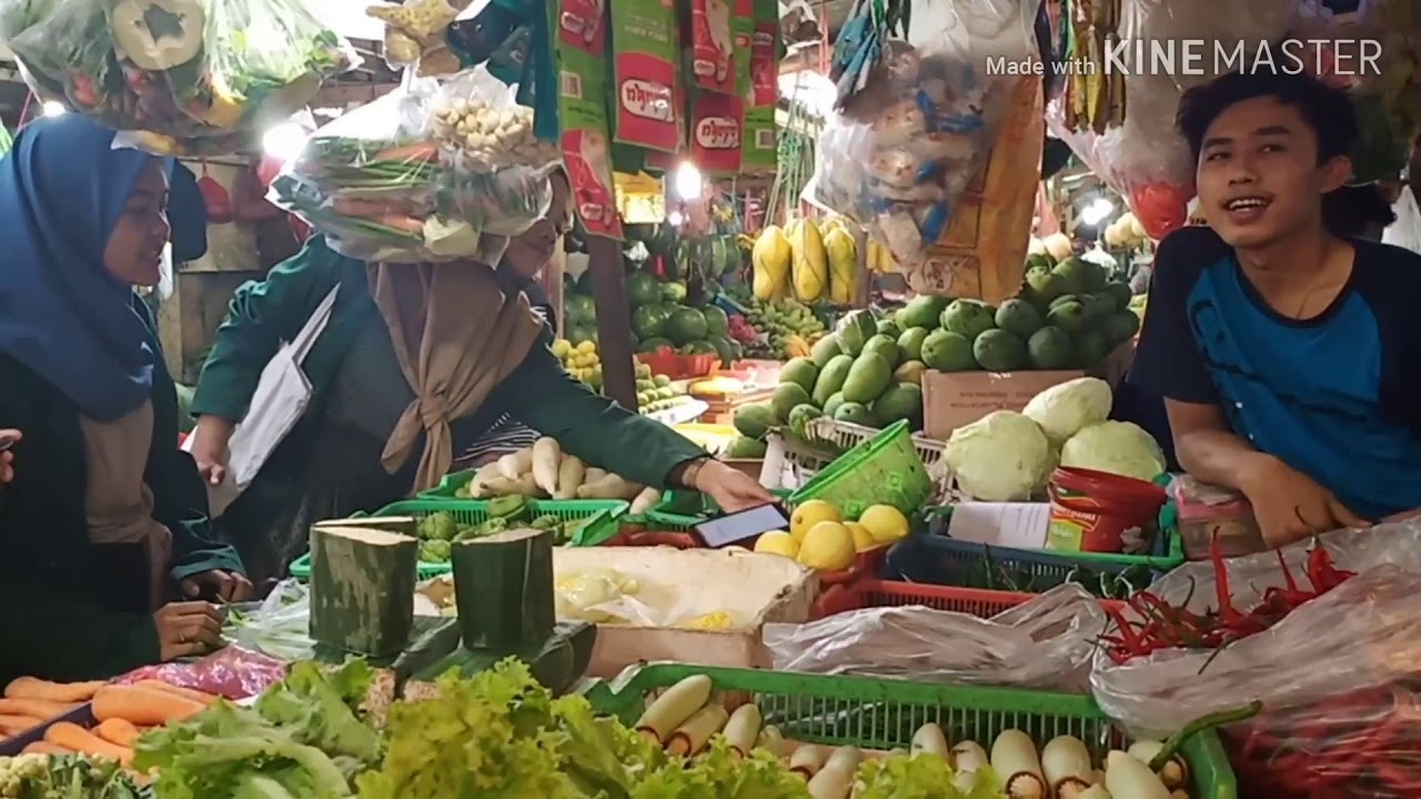 Analisis Pedagang Sayur di Pasar Rawasari YouTube