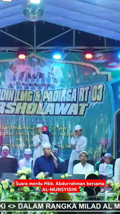 Suara merdu hbb. Amang bersama AL-MUNSYIDIN