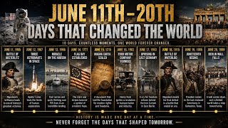 June 11-20: A Decade of Defining Moments in World History