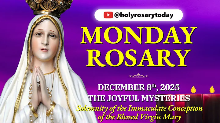 MONDAY HOLY ROSARY 💜 DECEMBER 8 2025 💜 THE JOYFUL MYSTERIES OF THE ROSARY [VIRTUAL] #holyrosarytoday