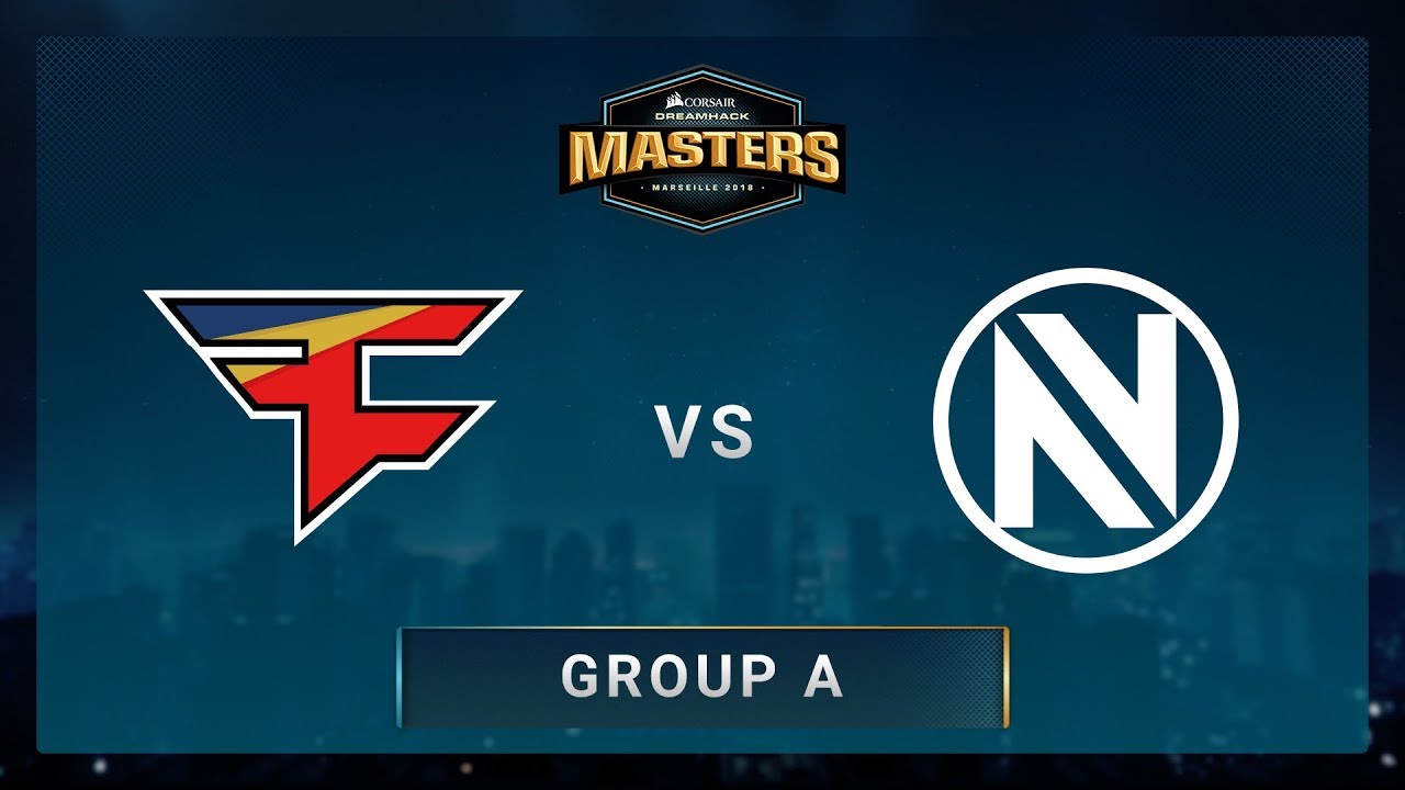 FaZe vs EnVyUs - Overpass - CORSAIR DreamHack Masters Marseille 2018