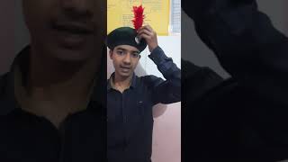 Right way of wearing NCC beret l Right position of hackle l Shape of NCC beret