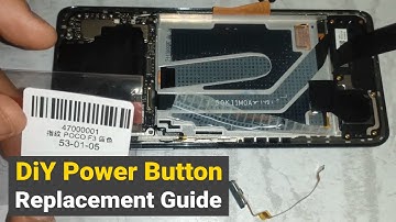 How To Replace POCO F3 POWER BUTTON