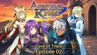 ASDIVINE KNOT Gameplay Part 2 - Cave of Trials (Kemco JRPG)