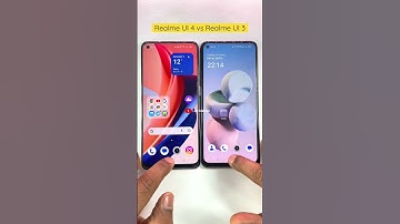 Realme UI 4.0 vs Realme UI 3.0 Comparison #shorts