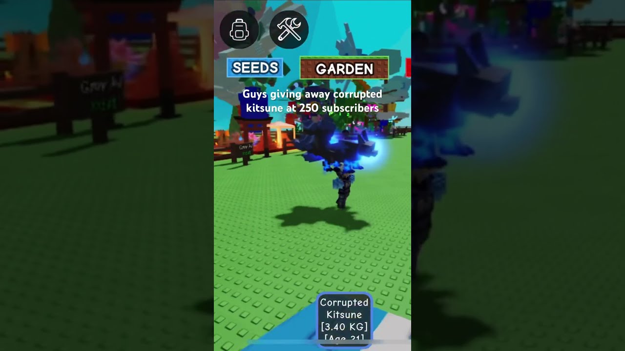 Hello Guys Giving Away My Corrupted Kitsune Roblox Like Subscribe Growagarden Gag 