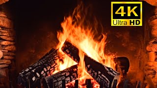 (3 Hours) Fall Asleep With Cozy Fireplace 🔥 Relaxing With Burning Logs And Crackling Fire Sounds