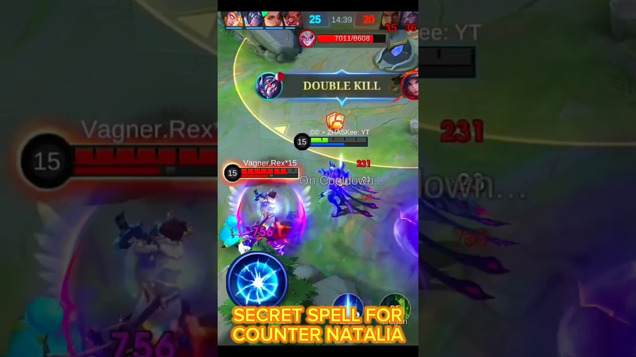 ZHASK ‼️best spell for counter Natalia |build experiment 