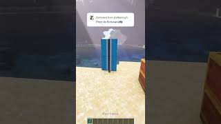 how to make Botswana's flag in Minecraft #minecraft #botswana