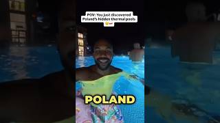 I discovered HIDDEN thermal pools in Poland 😱😶🌫️ #poland #pool #polish olish