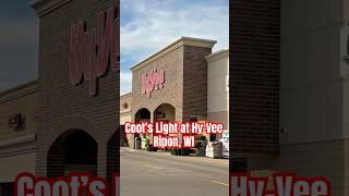Hy-Vee Ripon has Coot’s Light! 🚨#cootslight #beer #ripon #hyvee #Wisconsin