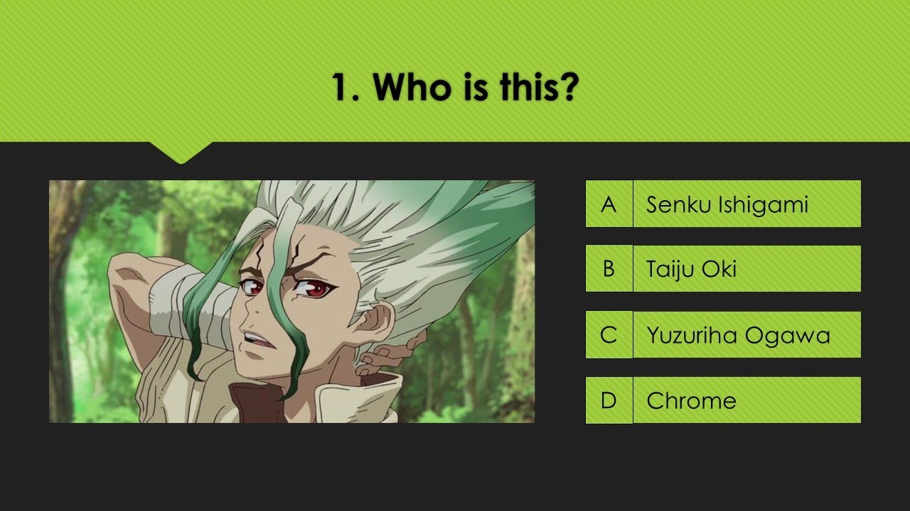 Dr Stone: Guess the character
