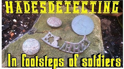 Detecting where soliders once walked with the minelab explorer SE