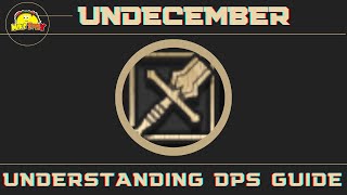 Understanding dps guide in Undecember -A dummies guide (from a dummy)