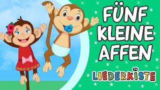 Fünf kleine Affen - Kinderlieder zum Mitsingen | Liederkiste