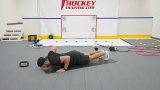 Celebrity One Hand Elevated Push Up Stretch Profile
