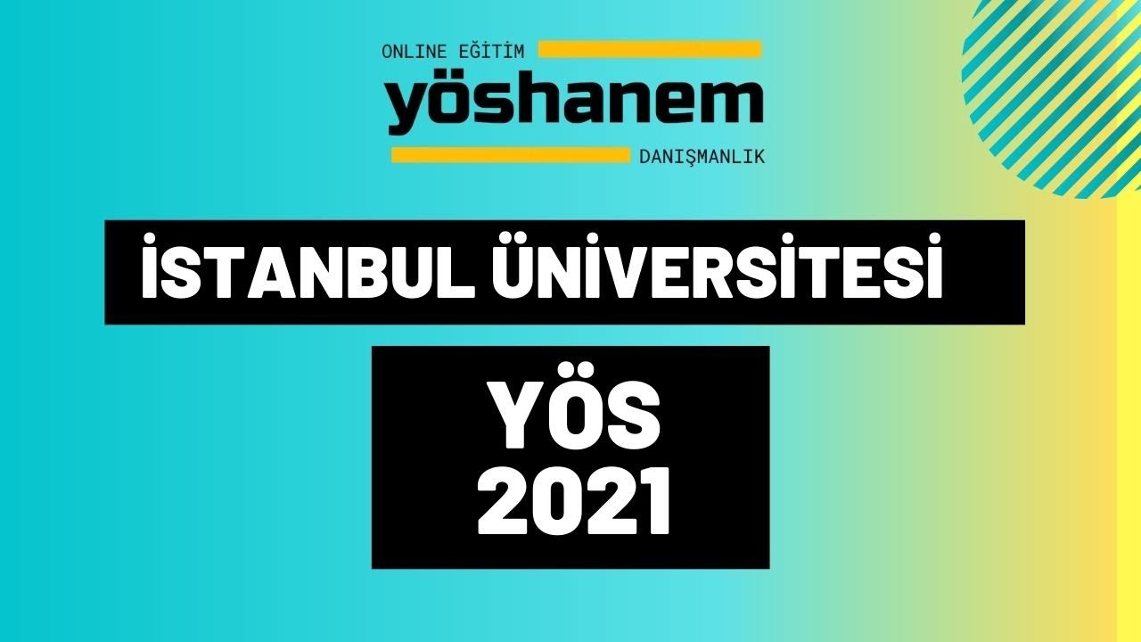 istanbul universitesi yos 2021 cozumleri onlineyoskursu yoshanem youtube