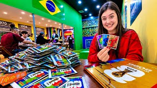 LEVEI MINHA NAMORADA PARA TROCAR FIGURINHAS E ACHAMOS AS MAIS RARAS!