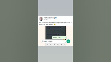 Now you can edit your sent Whatsapp messages within 15 minutes.