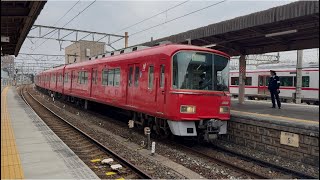 【高速通過！】名鉄3700系 3702F 回送列車