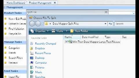 Splitting Data Mapper Files | Data Mapping Migration Tools - Shopping Cart Elite eCommerce Software