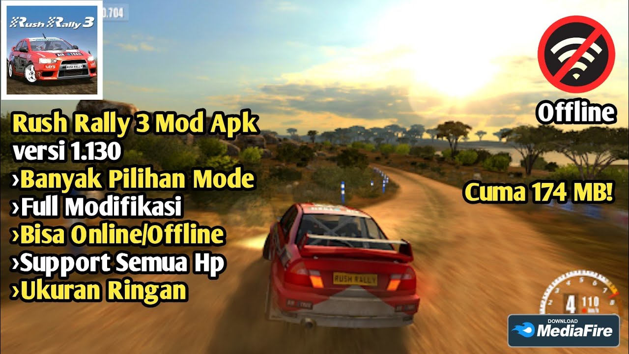 Download Rush Rally 3 Mod Apk Terbaru 2023 YouTube