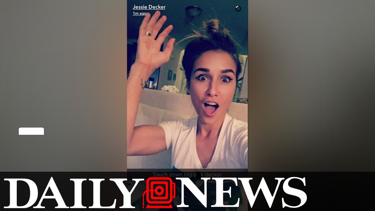 Jessie James Decker Wife Of Jets Wr Celebrates Touchdown With A