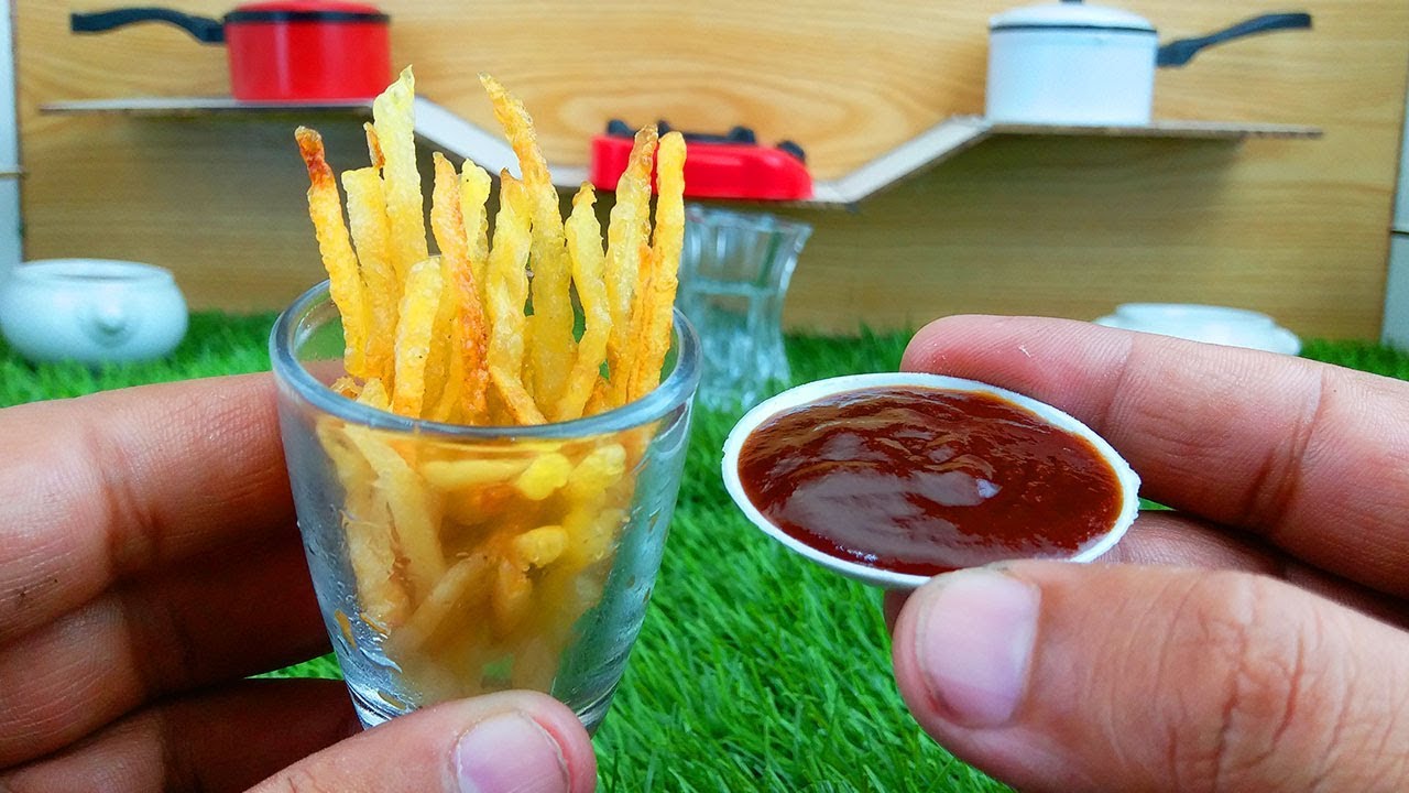 mini french fries food
