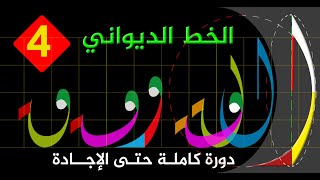 حروف الفاء والقاف بالخط العربي وخط الديواني