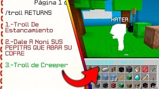 TROLLEANDO CON HACKS DE ESTANCAMIENTO DEL SUSCRIPTOR | MINECRAFT MAPA TROLL DE SUSCRIPTOR APIXELADOS