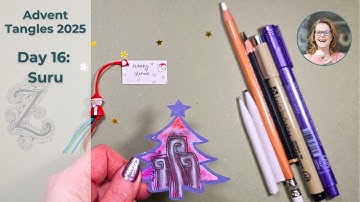 Zentangle Advent Tangles - What is the fasted way to go from your head to you heart?
