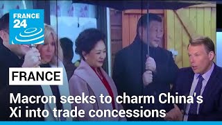 Macron seeks to charm China