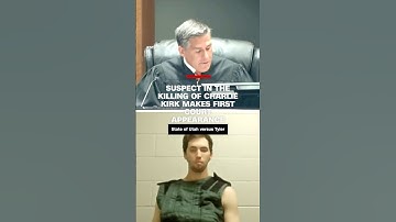 Suspect in the killing of Charlie Kirk makes first court appearance