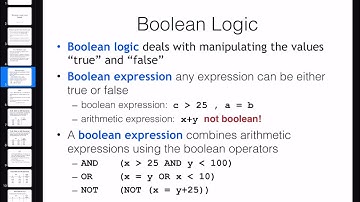COMP125 - Principles of Computing - ‌Boolean logic and gates