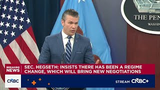 Sec. Hegseth: 'Achieved every single objective,' says Iran suffered a 'defeat'