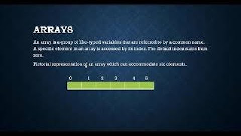Java - Arrays - One dimensional and Multi dimensional array #java #Arrays