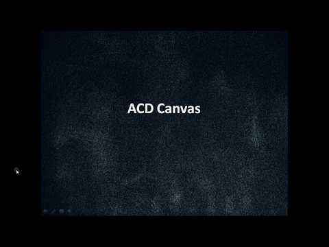 Definition of ACD canvas