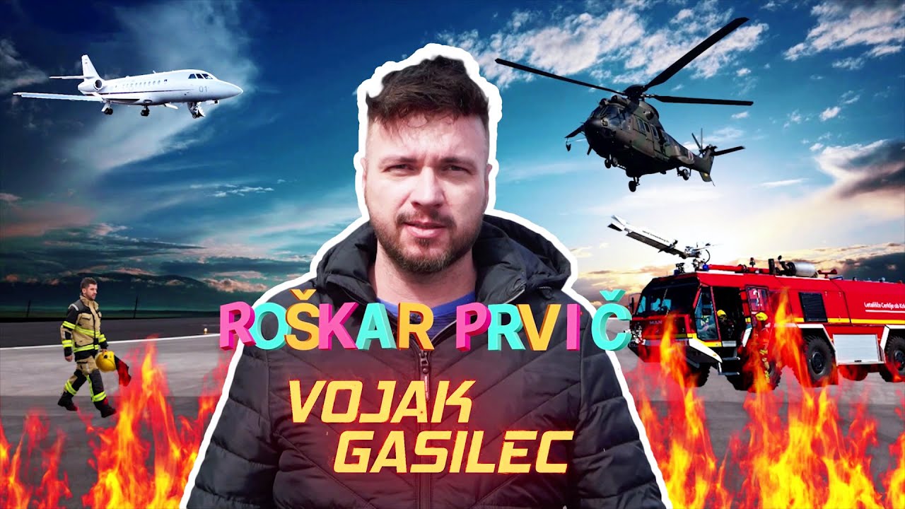 Roškar prvič VOJAK GASILEC
