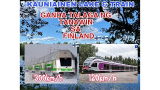 GANDA NG TANAWIN SA FINLAND | KAUNIAINEN LAKE AT  TRAIN | FILIPINO LIVING IN FINLAND