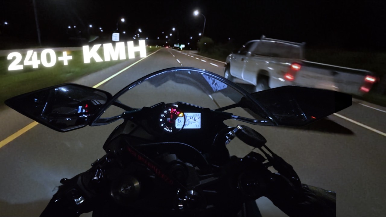 ZX6R POV Night Ride at 2AM (Pure Sound + Police Encounter) - YouTube