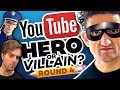 Drawing YOUTUBERS as HEROES & VILLAINS - ROUND 4!