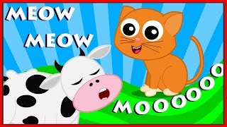 Animal Sound Song | Learn Animals | Nursery Rhymes For Kids | Childrens Song | Kids Tv Cartoons screenshot 1