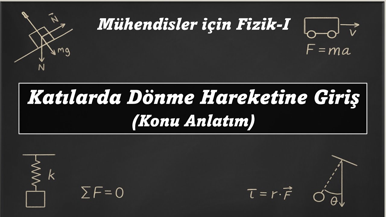 Katılarda Dönme Hareketine Giriş | Konu Anlatım | Üniversite Genel Fizik-1