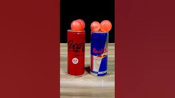 Red Hot Metal Ball vs Red Bull & Coca Cola