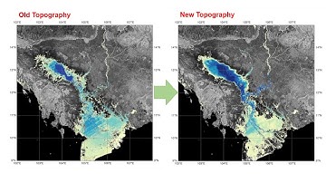 CaMa-Flood with improved topography