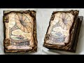 ♡ Steampunk Decoupage Tutorial ♡ How To Decoupage On Wood ♡ Vintage Wooden Book Box ♡