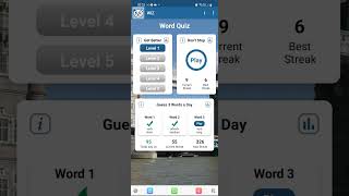 WIZ - Word Quiz - Guess 3 English Words a Day #4-56 screenshot 5