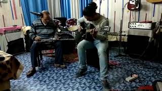 Ajeeb dastaan hai ye. Hawain guitar, played by merchant mathews and his son nishant mathews....